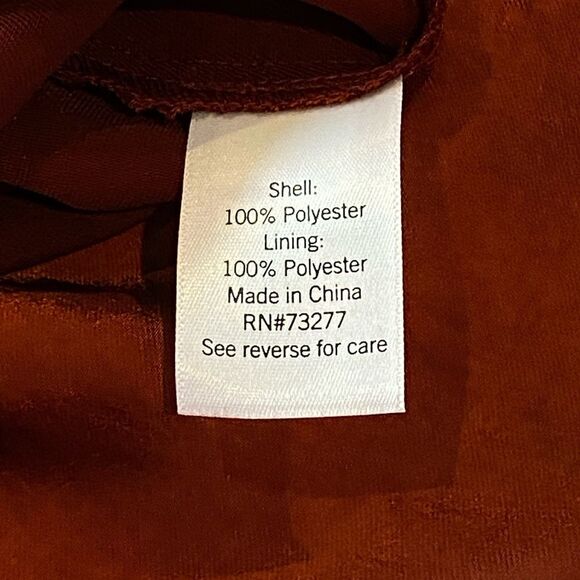 NWT Women's Nine West Strappy Midi Dress XL - Paprika Red - Picture 6 of 12